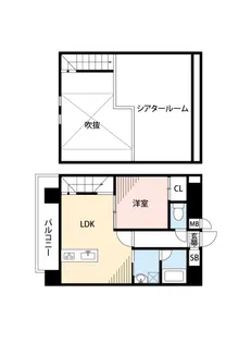 プライムアーバン博多東【11階】の間取り