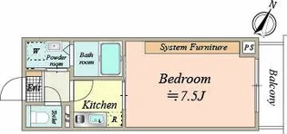 銀座ハウス【8階】の間取り
