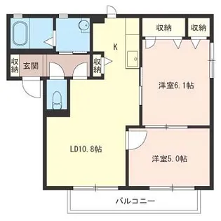 ドルチェリア【1階】の間取り