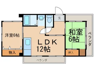 コ-ポ本山【3階】の間取り