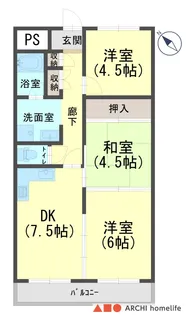 プチシャトウ【1階】の間取り