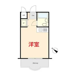 エクレール鵜の木【2階】の間取り