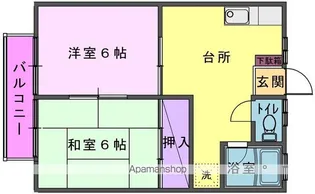 メイプル黒沢尻【2階】の間取り
