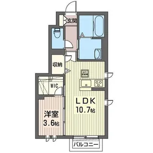 メゾン・ド・クラヴィエ【1階】の間取り