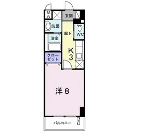 クレセント きららII【4階】の間取り