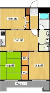 グランドゥールサンポート【2階】の間取り