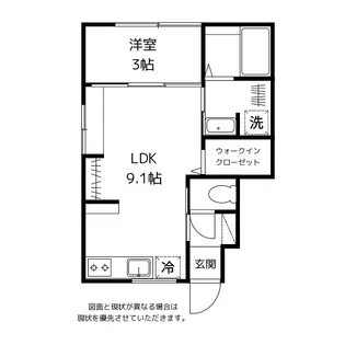 HELIOS中川原ドゥ【1階】の間取り