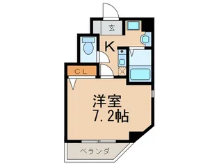 フォ-ヴル中島【3階】の間取り