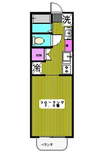 エステートピア青木【2階】の間取り