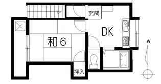 マスミハイツ【2階】の間取り