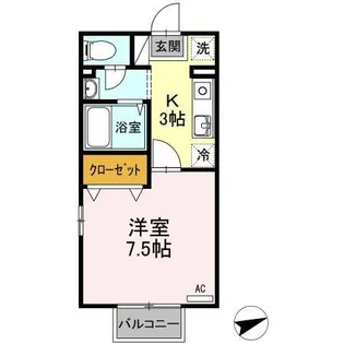 セピアコート【1階】の間取り