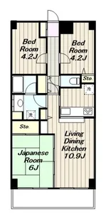 ライオンズマンションつきみ野の森第2【3階】の間取り