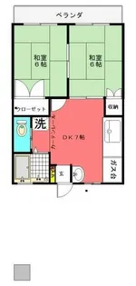 春山ハイツ【3階】の間取り