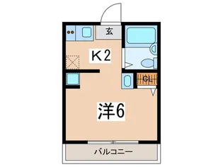 グランデュール白楽【2階】の間取り