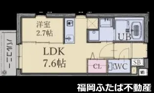 LIFEFIELD南福岡【3階】の間取り