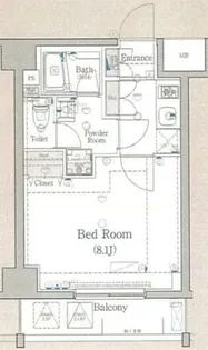 ヴォーガコルテ高円寺【3階】の間取り