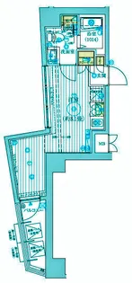 ルリオン五反田【9階】の間取り