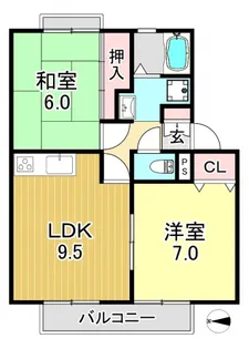 アーバンライフ芝田【2階】の間取り