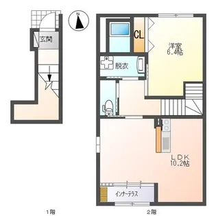 エムパーク大手町【2階】の間取り