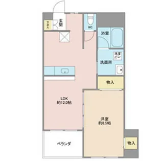 第5大成ビル【6階】の間取り