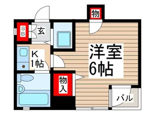 光井グランドハイツ【3階】の間取り