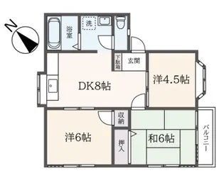 メゾン・フレール【2階】の間取り
