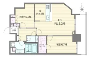 パークハウス清澄白河タワー【28階】の間取り