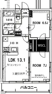アネシス【3階】の間取り