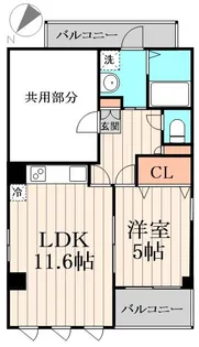TRM本郷元町【2階】の間取り