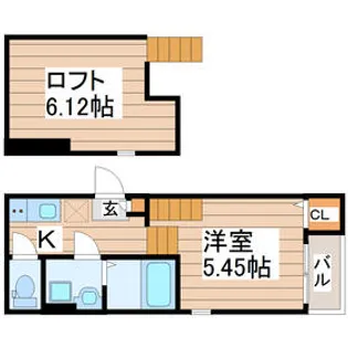 gloire長町【1階】の間取り