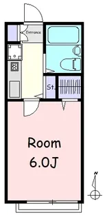 ブルックハイム【1階】の間取り