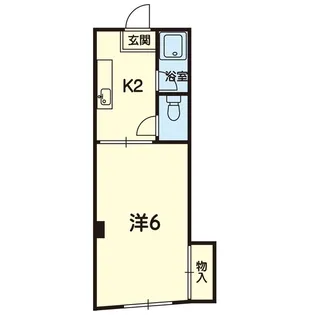 クレール新町【2階】の間取り