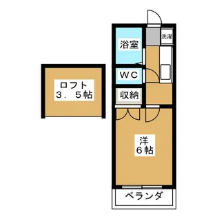 サンヴェール長嶋【2階】の間取り