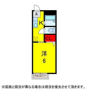 エーワンハイツ【2階】の間取り