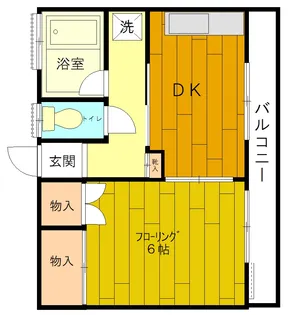 コーポ・コーセイ【2階】の間取り