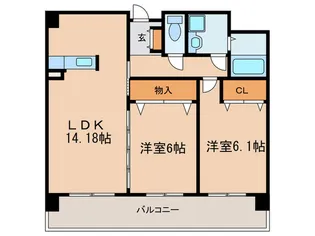 OAZO-N【3階】の間取り