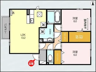 Nagomi(なごみ)C【1階】の間取り