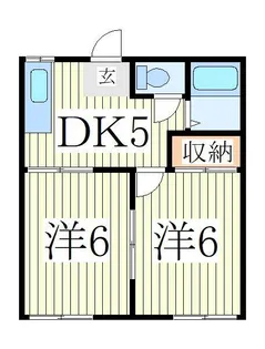 ファインハイツ【1階】の間取り