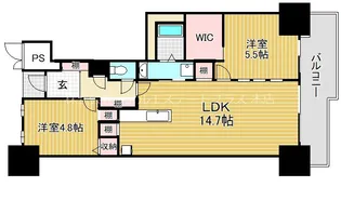 セルバ守山【10階】の間取り
