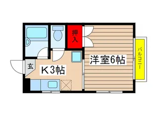 サニ-ホ-ムズ【2階】の間取り