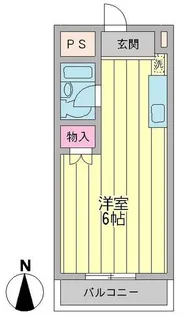 ハイツ寿3【2階】の間取り