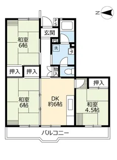 UR水草【6階】の間取り