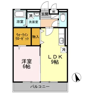フラットサクセス【3階】の間取り