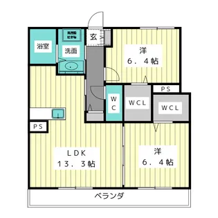 メゾン共栄【2階】の間取り