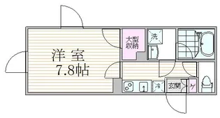 グランピア東中野駅前【3階】の間取り
