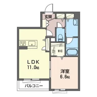 ヴェール エ フルール【2階】の間取り