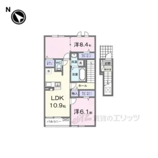 ハイツ大和【2階】の間取り