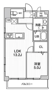 ミリアレジデンス上池袋II【12階】の間取り