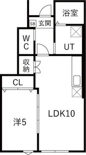 EQUUS C棟【1階】の間取り