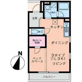本牧原壱番館【3階】の間取り